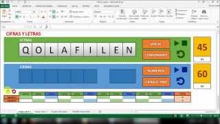 Juego Cifras y Letras gratis en excel screenshot 2