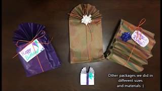 How to Wrap a Present (Demonstration Speech)