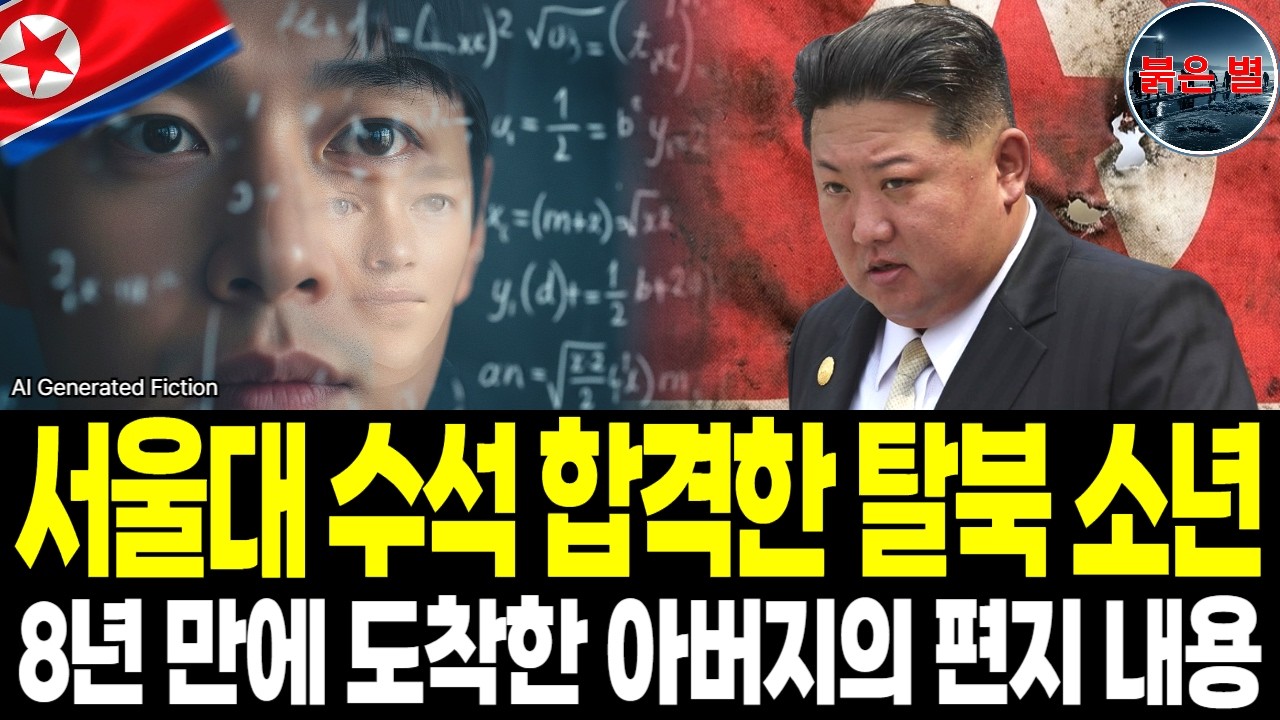 서울대 수석 합격한 탈북 소년, 평양에 계신 아버지께 보낸 영상 편지