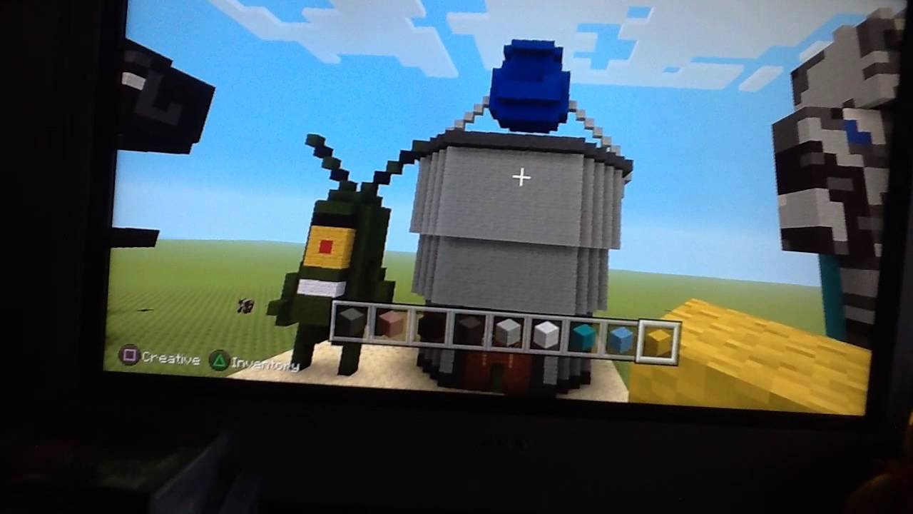 Minecraft PS3 creative world showcase (epic buildings) - YouTube