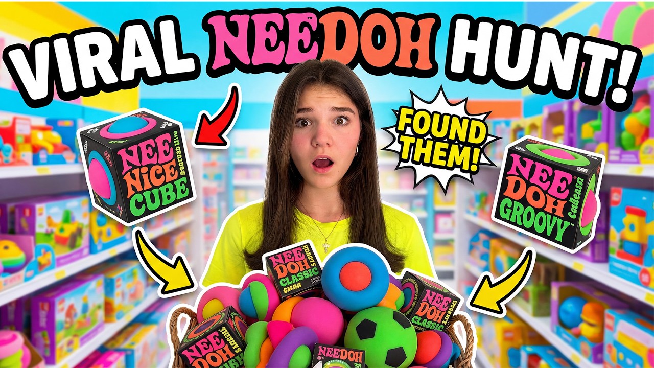 Needoh Explode Injuries Hunting For The RARE VIRAL NEEDOHS! - YouTube