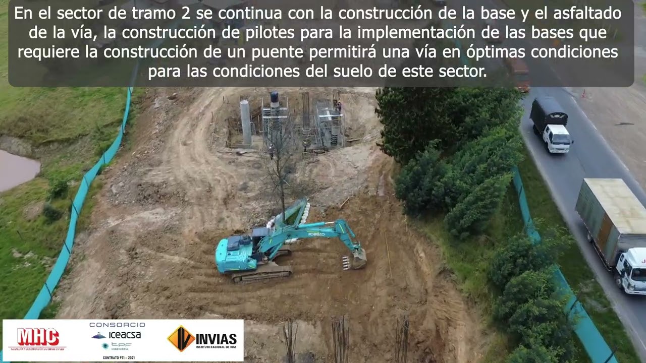 OCTUBRE DE 2025. ACTIVIDADES CONSTRUCTIVASDE LA VARIANTE  Y PEAJE DE CASABLANCA - UBATE.