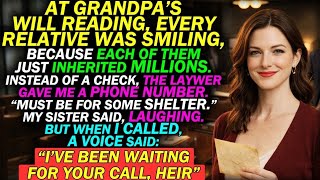 My Family Celebrated Millions From Grandpa's Will While I Got A Phone Number — But That Number...