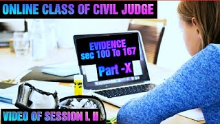The Evidence Act 1872//JMSC//VIDEO OF ONLINE CLASS OF CIVIL JUDGE//SESSION-L II//05/01/2021
