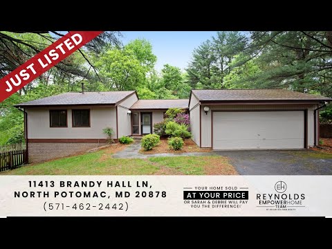 11413 Brandy Hall Lane, North Potomac, MD home video tour