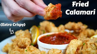 The Secret To Restaurant Quality Calamari At Home (CRISPY & TENDER!)