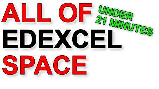 ALL of Edexcel Space in 21 Minutes for A Level Physics Paper 2