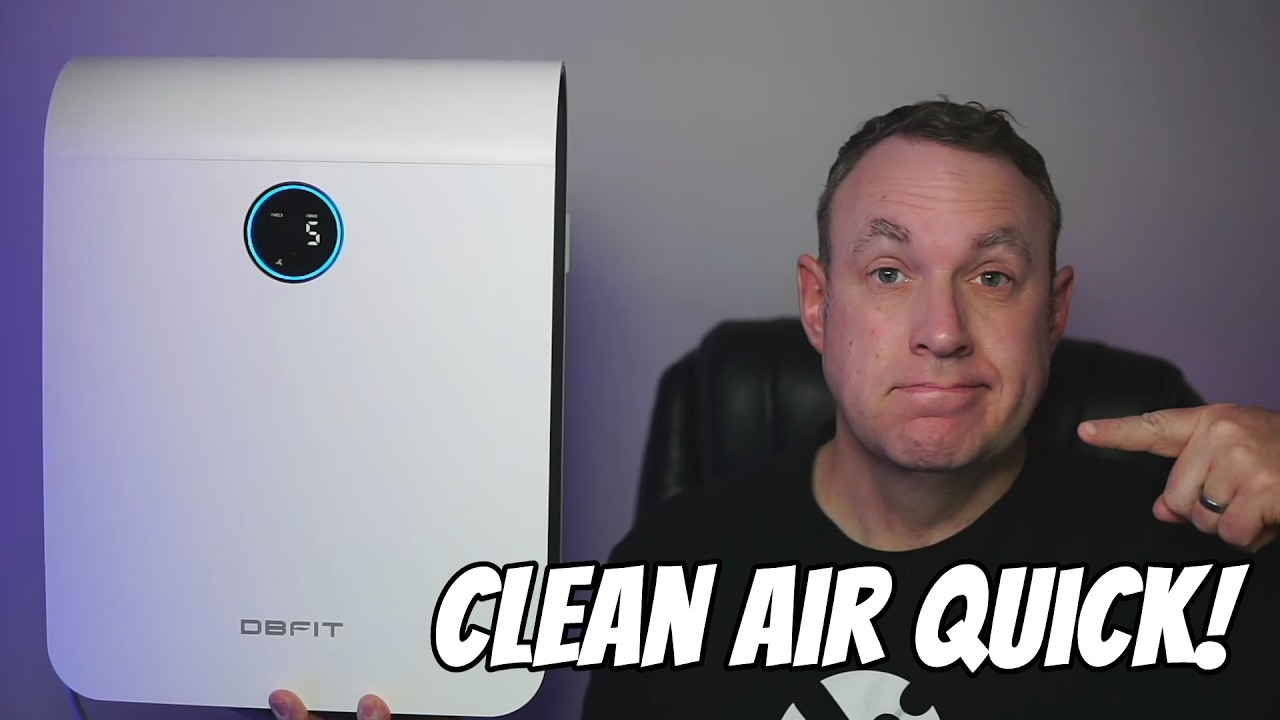 Dbfit DBFit Air Purifier Review - Perfect for any room in the house! - YouTube
