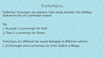 Prototypes. Psychology #PsychBite