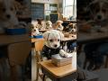 Puppy had no food to eat, but his friends helped him part 1 #felinebehavior