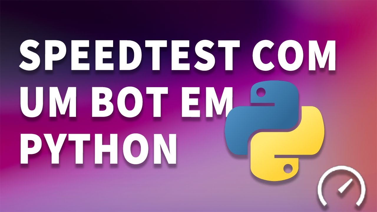 Como criei um bot de speedtest usando python - YouTube