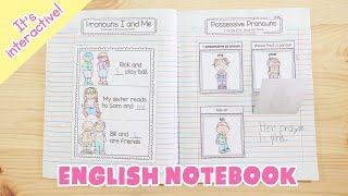Grade 1 ENGLISH Interactive Notebook | Second Quarter