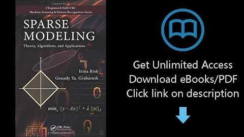 Sparse Modeling: Theory, Algorithms, and Applications (Chapman & Hall/Crc Machine Learning & Pattern