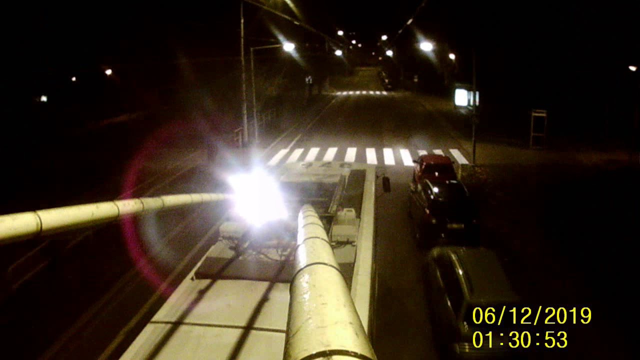 Mazání troleje Z. Stadion - Semtín - Polabiny - Ohrazenice - Nádraží - centrum - Židov