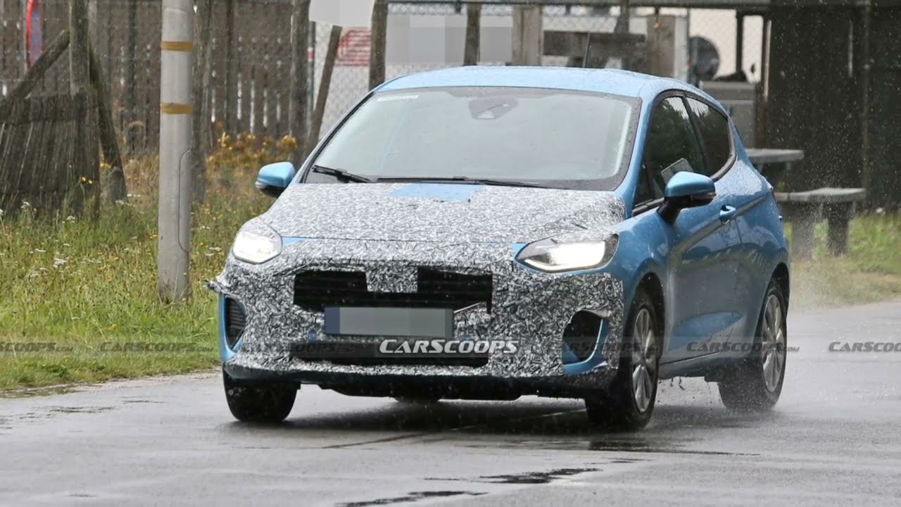 Facelifted 2022 Ford Fiesta Spied Showing Its Sportier Side In St Line