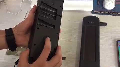 How to enroll solar power wireless break beam sensor to app alarm control panel?