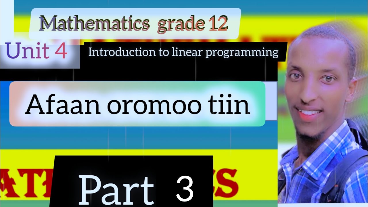 mathematics grade 12 unit 4 Introduction to linear programming part 4 ...