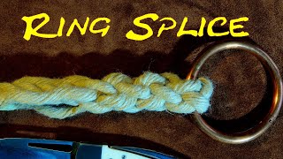 Ring Splice Crown Method -  Splicing a Rope onto a Ring Using the Crown Knot Method