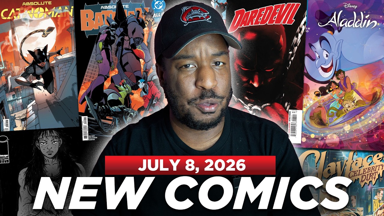 NEW COMIC BOOK DAY 7/8/26 | CLAYFACE #1,  ABSOLUTE BATMAN #22, DO A POWERBOMB #1 BLACK & WHITE!