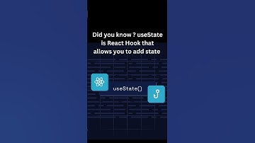 React Hooks: What is useState? 🤔 #reacthooks #reactjs #usestate #js  #javascriptdevelopment #coding