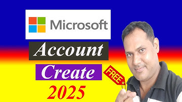 How To Create a Microsoft Account  in Laptop or Desktop Pc  Microsoft Account Create Kaise Kare