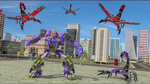 robot biến hình bọ cạp bắn súng/Future Robot Scorpion Battle /trận chiến bọ cạp/ game wfk