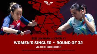 Ser Lin Qian Vs Chen Yi Ws R32