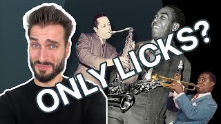 Is Jazz Improvisation Just a Bunch of Licks?