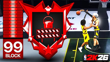 THIS 99 BLOCK LOCKDOWN BUILD IS TERRORIZING NBA 2K26!