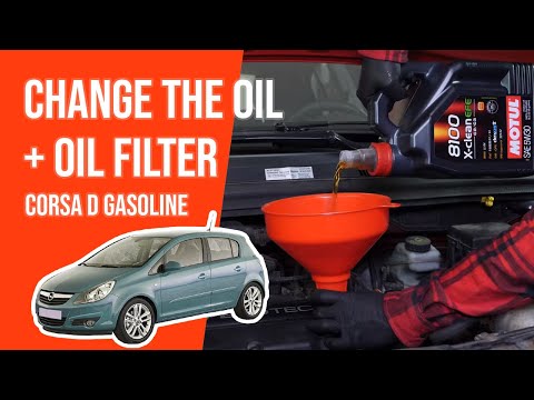 Change the oil and the oil filter CORSA D 1.2 TWINPORT 🛢