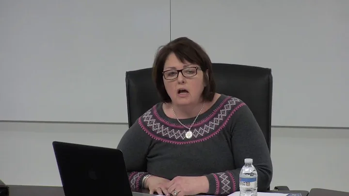 School Committee Chair Susan McCready - February 1, 2018