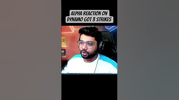 alpha reaction on dynamo got 3 strikes | #alphaclasher #dynamogaming #hydraesports