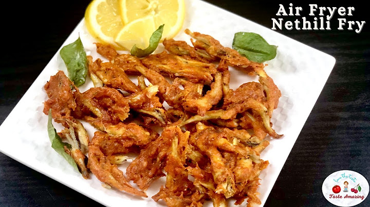 Air Fryer Fish Fry Recipe | Nethili Fish Fry in Air Fryer | Anchovy Fish Fry in Cosori Air Fryer
