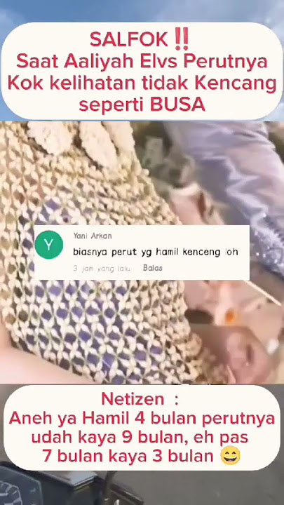 Perut Aaliyah Massaid Saat Siraman 7 Bulanan Bikin Netizen Bingung‼️ #trendingshorts #aaliyah #fyp