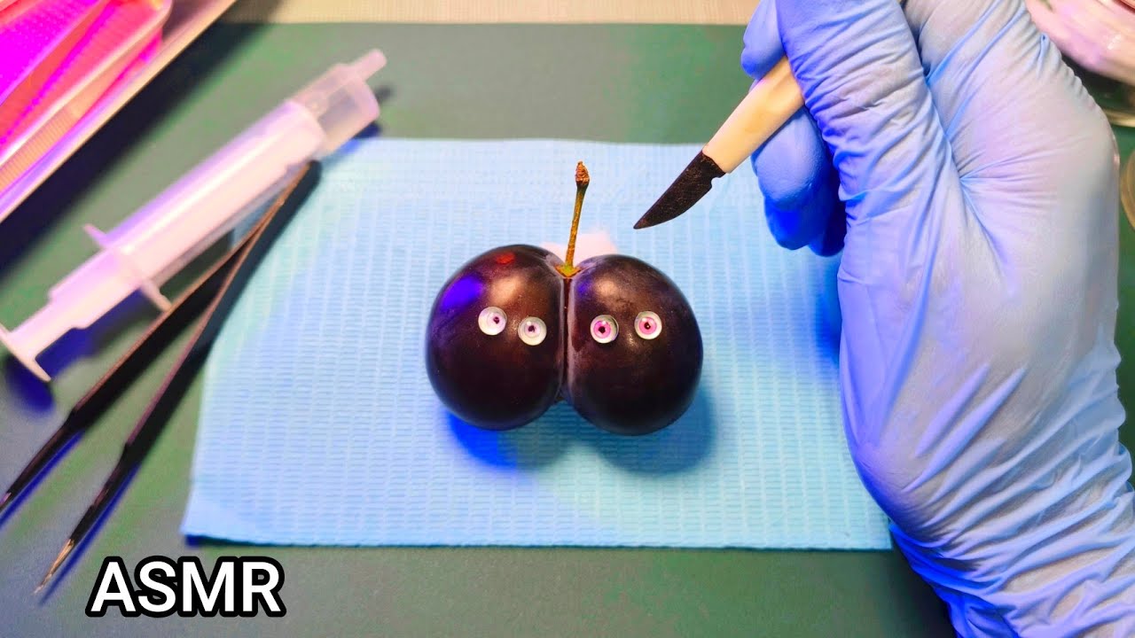 ASMR Conjoined Twins Plum Separation Surgery | Emotional Operation