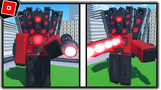 New Upgraded An Speakerman Morph Showcase In Toilet Universe Roleplay - Roblox