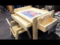 Homemade Height Adjustable children's desk ➲ DIY WoodWorking For Aug16