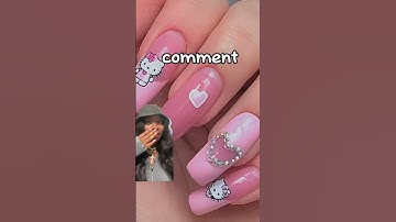 Your nails if you .. #shorts #nails #relatable #preppy #cute