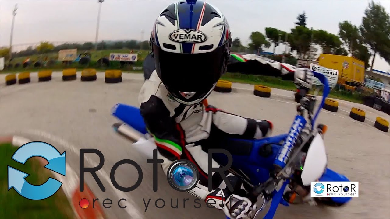RotoR Helmet Swivel Mount GoPro Official Motard Matteo Ciprietti - GoPro Nilox 360˚ Giulianova POV