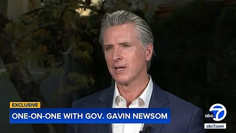 ABC7 exclusive: Newsom discusses Trump's cognitive state, CA fire aid