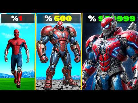 Upgrading to Transformer SPIDERMAN in GTA 5!