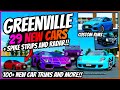 29 NEW CARS/100+ Trims!! - SPIKE STRIPS, CUSTOM RIMS AND RADAR GUNS?!  - Greenville Wisconsin Roblox