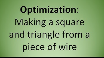 Optimization - Example 1