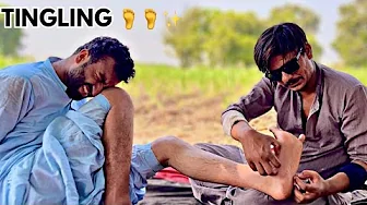 ASMR FEET & LEG CARE THERAPY FOR TINGLING & STRESS REMOVAL | FOOT REFLEXOLOGY MASSAGE | LEG MASSAGE