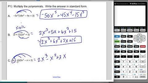 7.3 A2 (0001) Multiplying Polynomials
