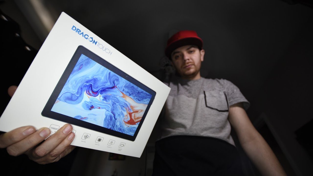 Tableta Android Economica Dragon Touch Max10 Plus Unboxing y Demo