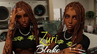 Sims 4 Cas Zuri Blake Cc Folder & Sim Download