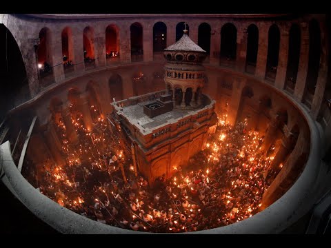 LIVE NOW: The Miracle of The Holy Fire 2022 from the Church of the Holy Sepulcher in Jerusalem  2022