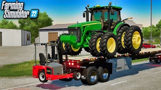 New Mods - Palfinger Forklift, John Deere 8R, & Legacy Headers! (8 Mods) | Farming Simulator 22