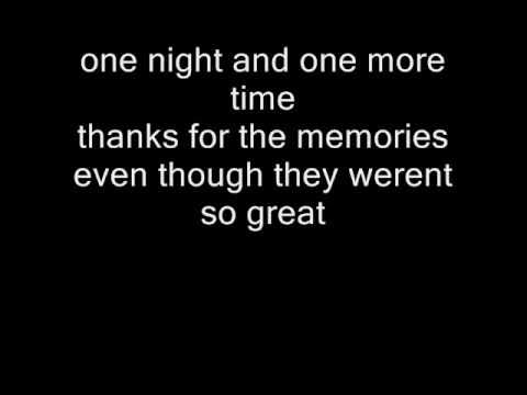 Fall Out Boy Thanks for the Memories Lyrics Fall Out Boy Thanks for the Memories Lyrics